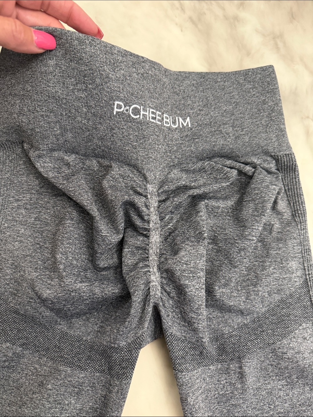 PChee Bum Gray Leggings - Picture 4 of 7